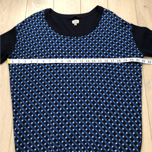 Aritzia Wilfred Silk and Cashmere Check Sweater in Blue Size XS - Picture 10 of 11